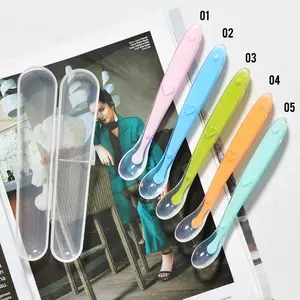 Sendok silicone silikon baby spoon alat makan mpasi bayi