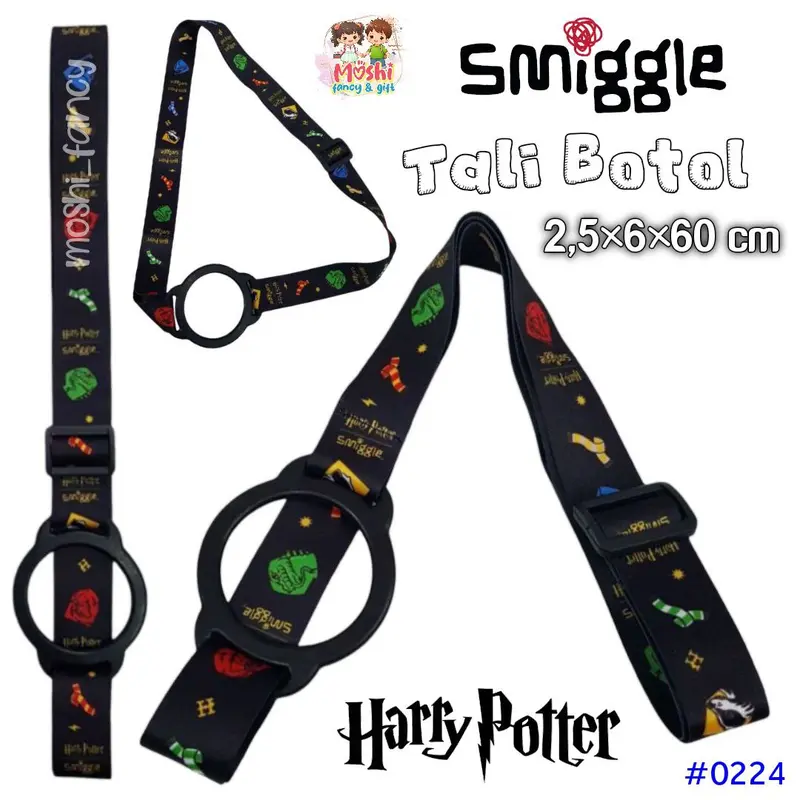 Tali Botol Smiggle Strap Panjang / Tali Botol Selempang Anak / Tali Tempat Minum Anak 2