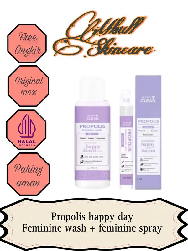 [READY SIAP KIRIM] NEW HAPPY DAY - Secret Clean Paket Propolis Feminine 0