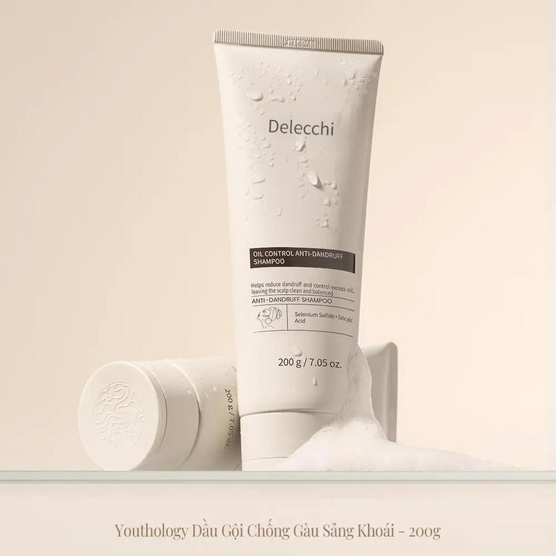 Youthology Dầu gội chống gàu & kiểm soát dầu 200g | Làm sạch sâu da đầu | Hương thơm lâu dài