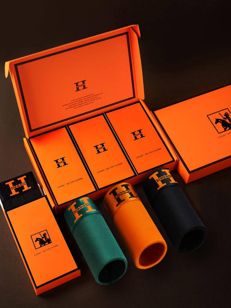Product Introduction of [HEPNIES ISI 3PCS kemasan kotak kardus exclusive] celana boxer pria mewah berbahan sutra, trendi, menyerap keringat, dan sejuk, boxer pria berkualitas tinggi gaya Korea 3