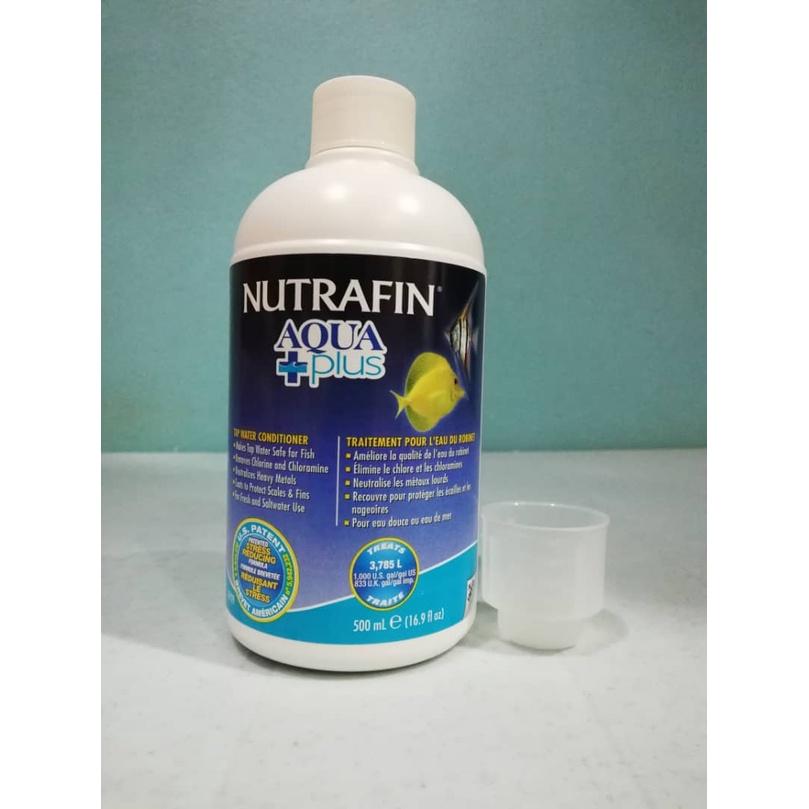 Nutrafin Aqua Plus 500ml Water Conditioner Aquarium Fish Ikan Akuarium Konditioner Air