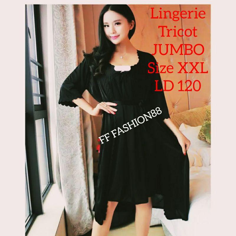 AFFSHOP Kimono Lingerie 2-1 Size Jumbo XXL Luar Dalam 3