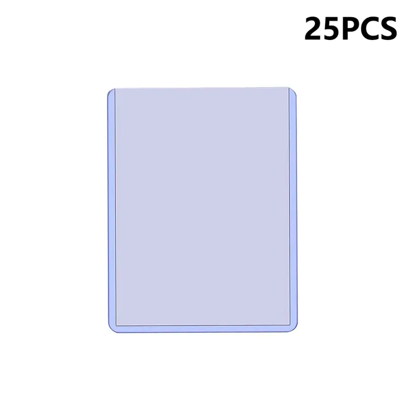 -25 toploader mỗi gói hoàn hảo cho tất cả các thẻ giao dịch kích thước tiêu chuẩn. 0