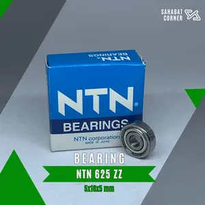 Bearing NTN 625 ZZ Japan Bering Tutup Besi Dua Sisi Laher Klaher Diameter 5x16x5 mm Motorcycle