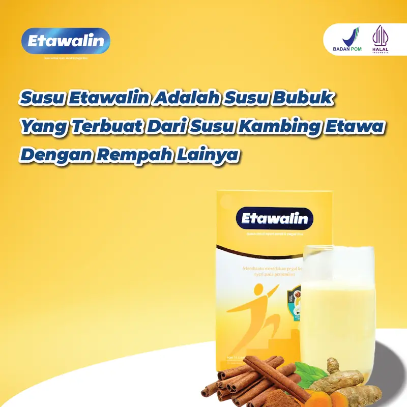 Susu Kambing Etawa Bubuk Etawa Asli 200gr Halal BPOM Manis Milk Dairy 1