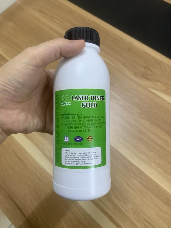 Lọ mực đổ 100g cho máy in Canon LBP 2900, LBP 3300, LBP226dw, LBP 6230dn, LBP6030, LBP251/226dw/6030/6000