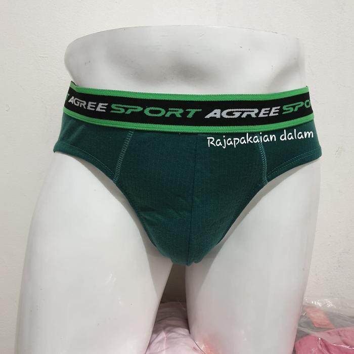 Celana Dalam Pria Agree Sport Biru Harga 3 Pcs Terlaris