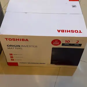 Toshiba Microwave Oven Inverter MW3-EM25C(BK)-F Kapasitas 25 Liter Low Watt 450W