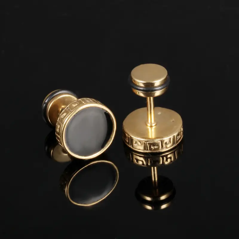 [COD] OLEVS anting tindik kualitas tinggi, anting barbel,anting cowok keren,tindik pria wanita anti karat earring-GE302 7