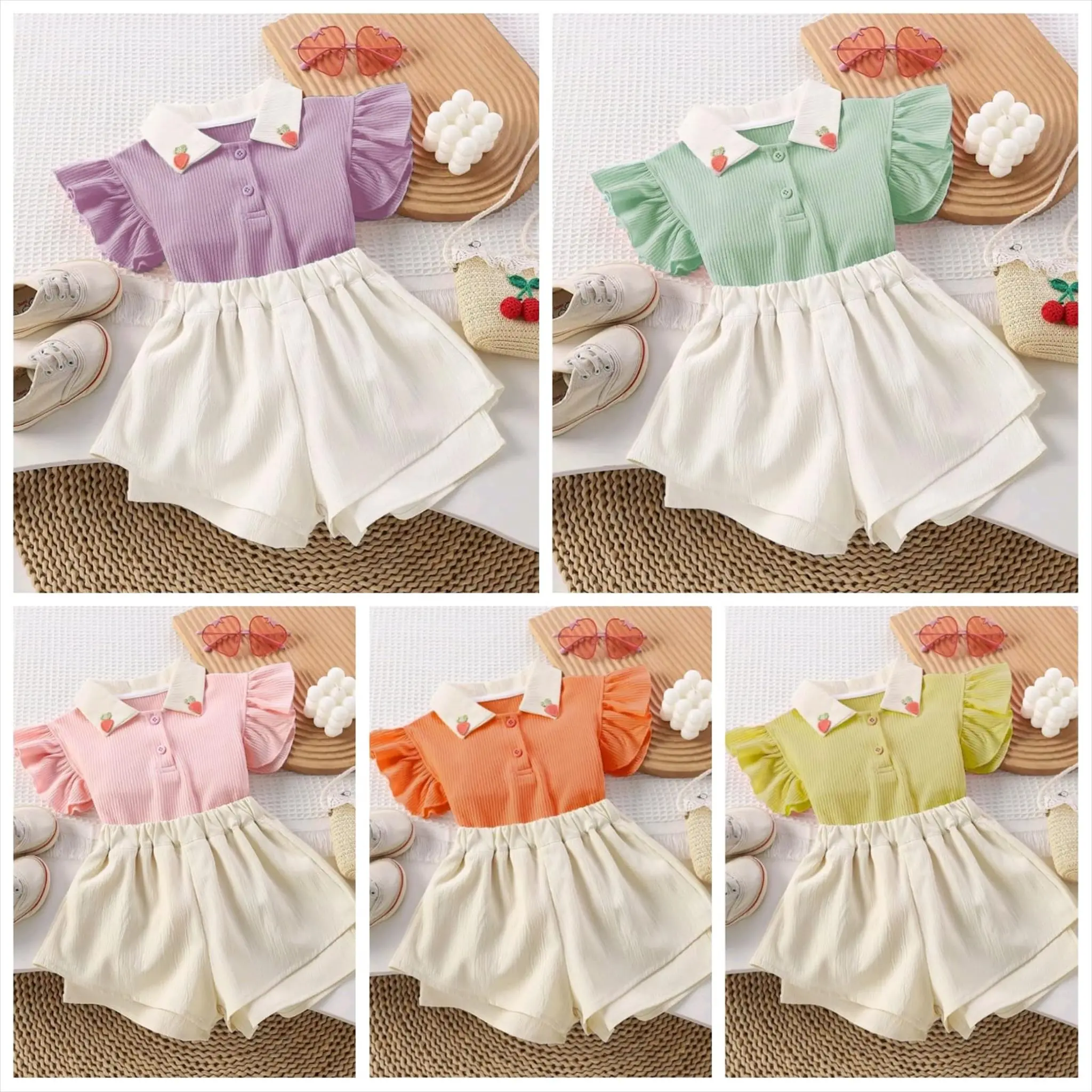 Setelan anak perempuan lucu 1-4 tahun one set anak