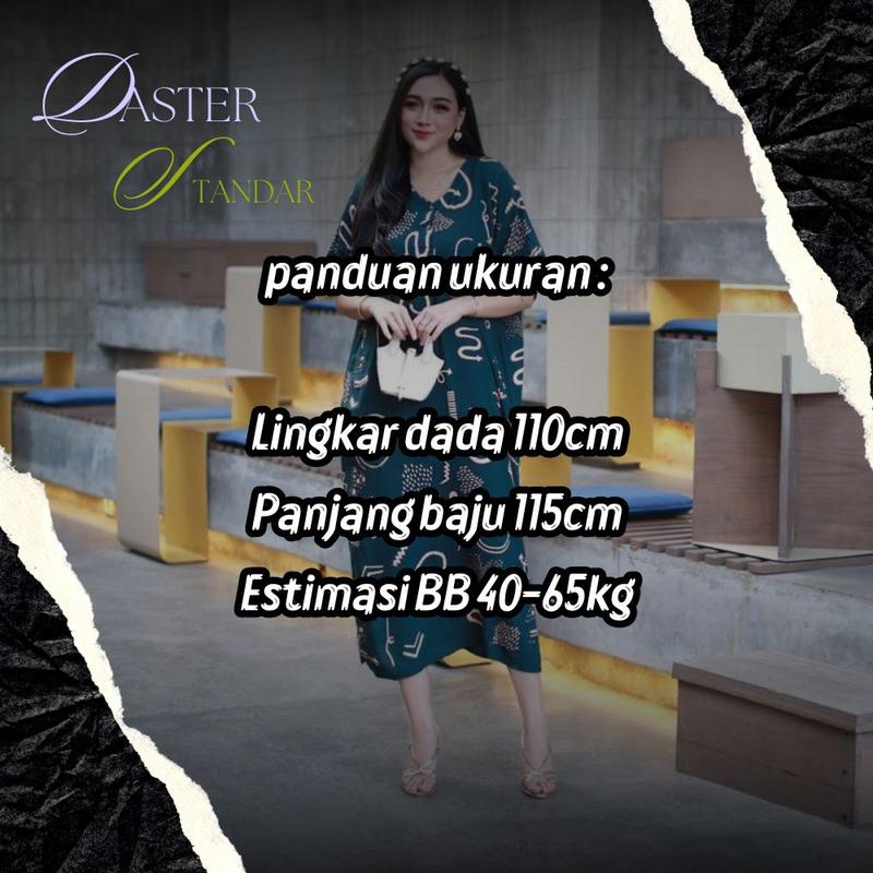 Paket daster busui 100 ribu dapat 5pcs bahan rayon motif bunga batik 1