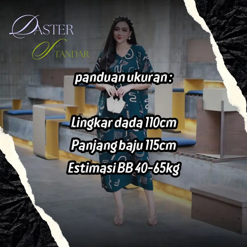 Paket daster busui 100 ribu dapat 5pcs bahan rayon motif bunga batik 1
