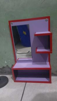 Product Review of Rak kosmetik cermin rak minimalis dinding Putih from T**a A**a 0