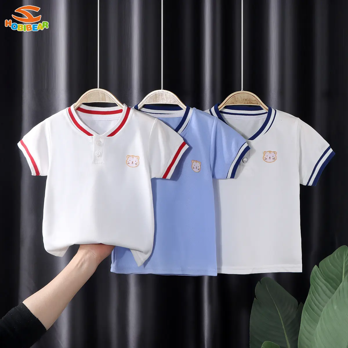 เสื้อยืดฤดูร้อนสำหรับเด็ก เสื้อโปโลสำหรับเด็กผู้ชาย เสื้อลำลอง ใหม่ 2023