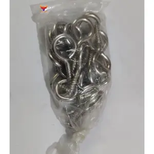 Aneka - 20PCS Skrup Anting Tutup Hook Gantungan Cantolan Kandang Screw Hook - #2 AN22