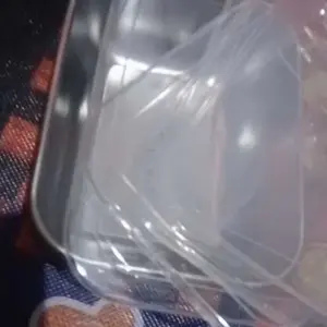 Kotak Makanan Stainless Steel Premium 1 Set 5 Pcs dengan Tutup Transparan Anti Karat & Mudah Dibersihkan