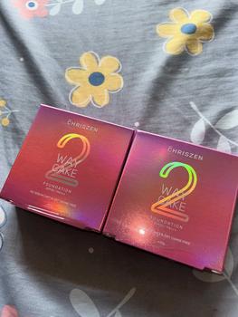 Product Review of (COD)[BUY 1 FREE 1] Chriszen 2 Way Cake Foundation SPF30/PA+++ face powder two from n**_ 0