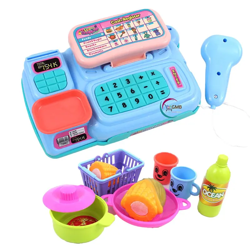 MAINAN ANAK LK21 KASIR BURGER JUNK FOOD MAINAN CASH REGISTER LK21/22 1