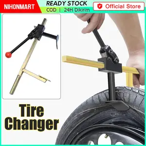 Alat Cukit Pelepas Ban Motor Mobil Portabel Tire Changer Operasi Manual / Alat Press Ban Vacuum Mesin Pengganti Ban Mobil Ekspander Ban Manual
