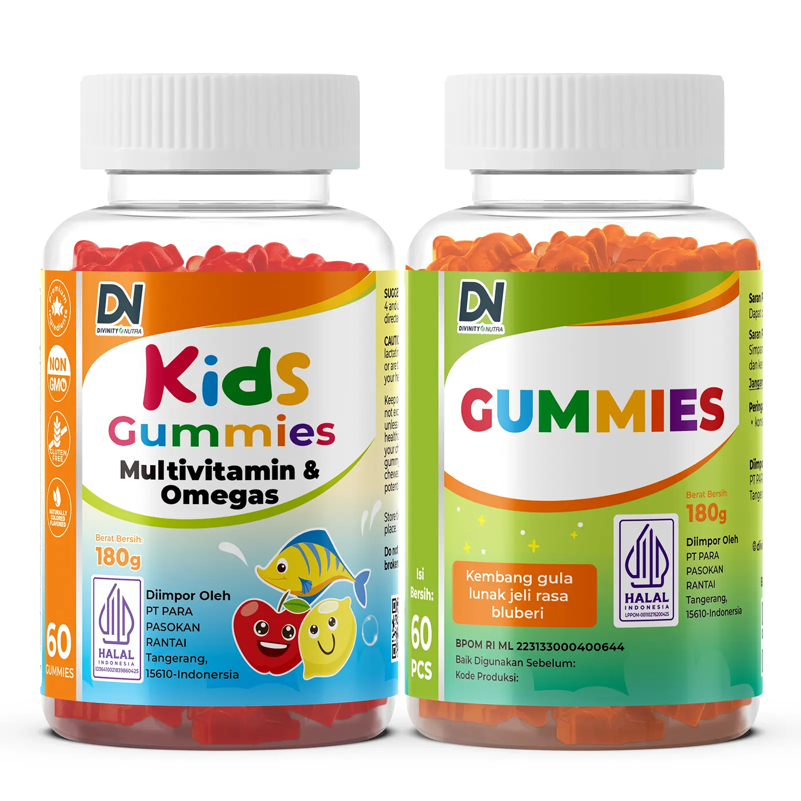 1 botol omega-3+ 1 botol lutein