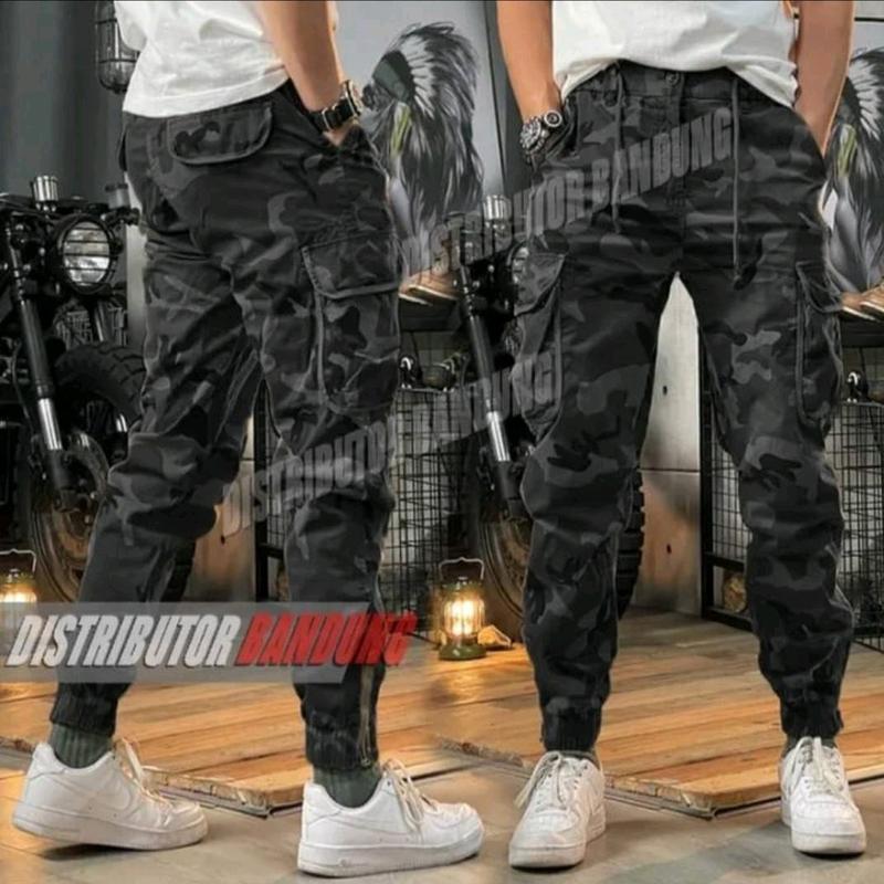 Celana carggo Jogger Camouflage Sport Pria Celana Jogger loreng panjang Celana termurah celana kargo loreng army celana polos celana panjang Cargo Katun 5