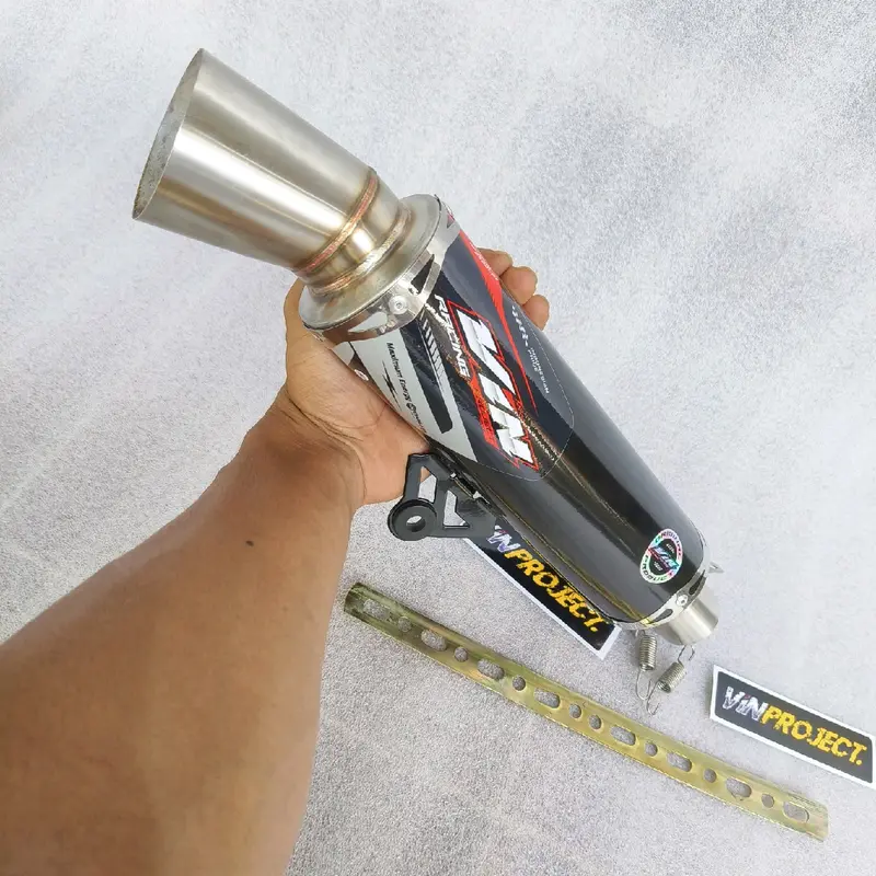 Knalpot Samlong Vin Project original inlet 38 saringan full dan bor boran Fullsistem beat scoopy vario nmax aerox pcx dll 5