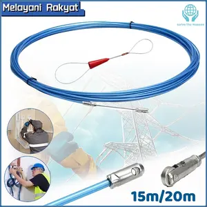 15/20m Penarik Conduit Trekper Listrik Penarik Kabel Cable Puller Alat Penarik Kabel Listrik Kabel Puler Untuk Instalasi