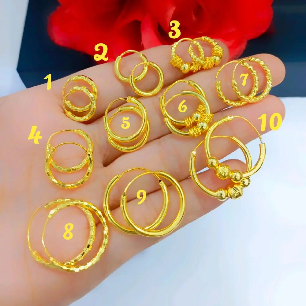 Anting gipsi 1-10 wrn24k awet tiaphari