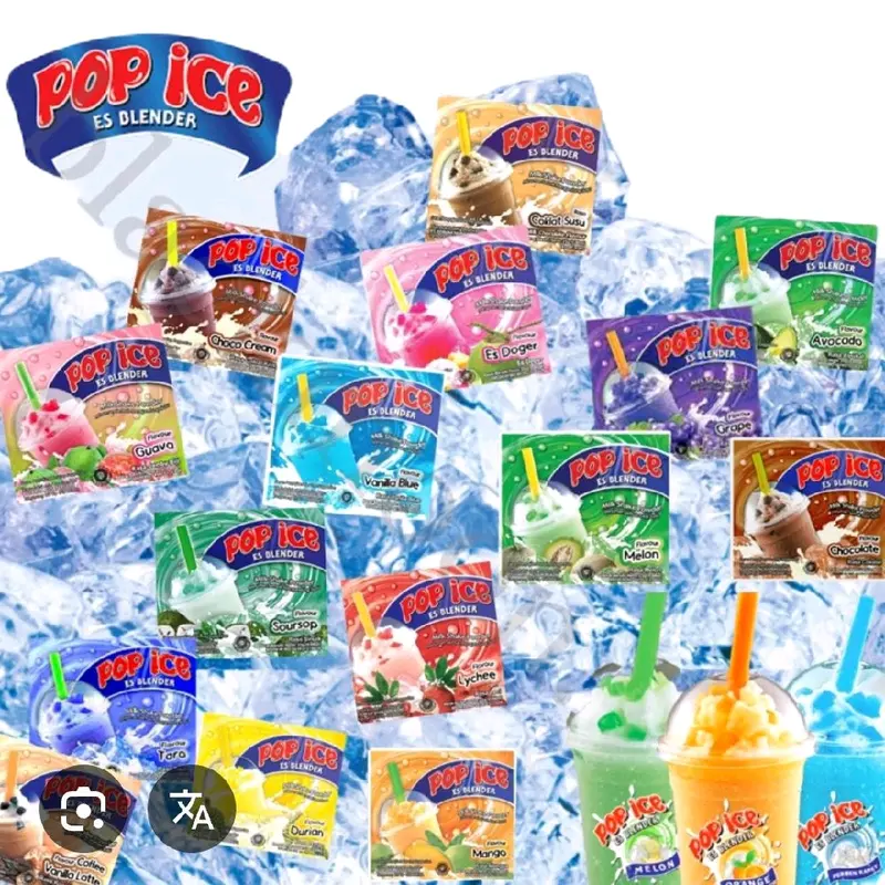 pop ice full variant,segar,enceran./perlengkapan dapur/warung kopi/menjamu tamu./kesukaan anak anak/ 0