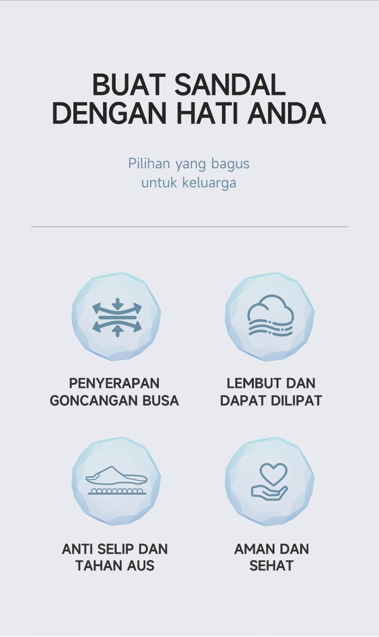 agespire Slippers Flow Sandal Anti-selipNyaman Anti Bau Bagian Bawah LembutDalam Sendal Diluar Ruangan Pria & WanitaPasangan Rumah Serbaguna BeranekaWarna Kualitas Musim Panas Gaya PanasShoes Size 35-45 Unisex