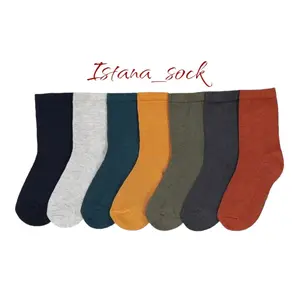 (3,6&12 PASANG) KAOS KAKI BAYI PANJANG SEBETIS POLOS WARNA LAKI & PEREMPUAN 0-1 tahun 1-2 tahun 2-3 tahun MURAH LEBAY KWALITAS PREMIUM !!! Cotton Sponge Tokoh Socks & Tights Bepergian Mesin Dicuci