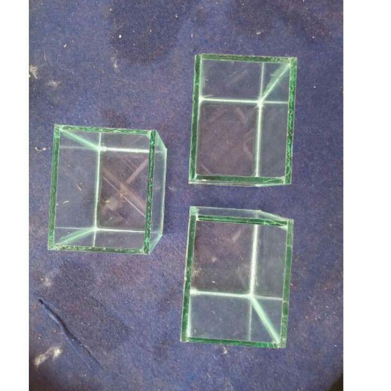 soliter selvi ikan cupang/akuarium kaca mini polos 10x8x12 /1pcs 1
