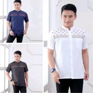 Baju koko burdil dewasa lengan pendek Muslim