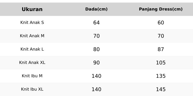 Little Tsurayya - Abaya Knit Hana Couple Ibu Anak (di jual terpisah)