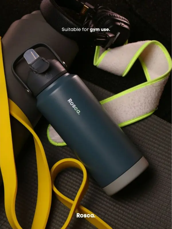 [JINGO] Rosca HandyJug Tumbler Stainless 1 Liter Botol Minum 1 Liter Tahan Panas / Dingin Portable Stainless Steel Tumblr 2