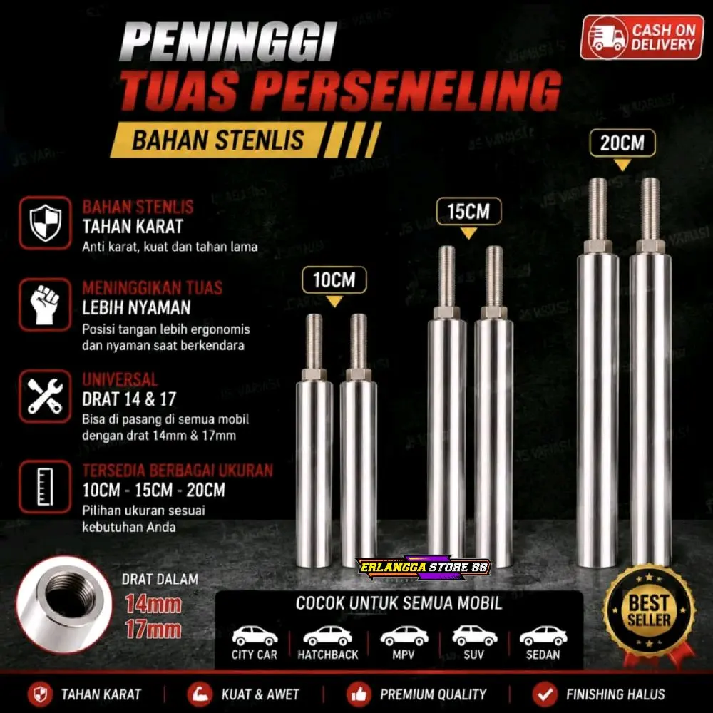 peninggi tuas perseneling 10CM 15CM 20CM perseneling mobil manual truck pick up grandmax canter elf giga traga new carry cold tss