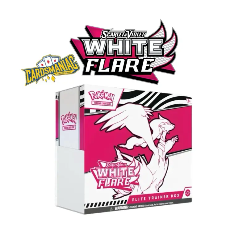 White flair box Pokmon cards - TikTok Shop Malaysia