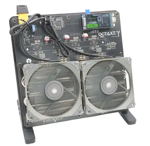 NerdOctaxe 9.6Th/s 150W Asic Chip BTC Lottery Solo Home Mining Nerdminer Bitaxe Cryptocurrency Asic Lotre Miner