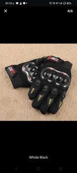 Product Review of ถุงมือมอเตอร์ไซค์ ซับเหงื่อ ป้องกันรังสียูวี กันลื่น ระบายอากาศ Comfortable สไตล์แฟชั่นลักษณะสวยงาม เกรดพรีเมี่ยม ถุงมือ ส่งด่วนจากไทย from z**7 0