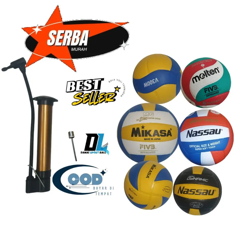 Bola voly mg supergold  Volley mv300w  Outdoor berkualitas Ball Voli Olahraga Volly dalam & luar ruangan supergold press mesin