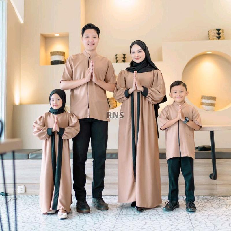 Baju Seragam Set Couple Sarimbit Keluarga Shakilla Premi.. Grade A Family Set Pasangan Keluarga, Couple Sarimbit Muslim Pernikahan Suami Istri dan Anak Kombinasi Model TIVANA SHAKILA RAYA SERIES Kekinian Terbaru dan Terlaris Di Baju Lebaran 2025 1
