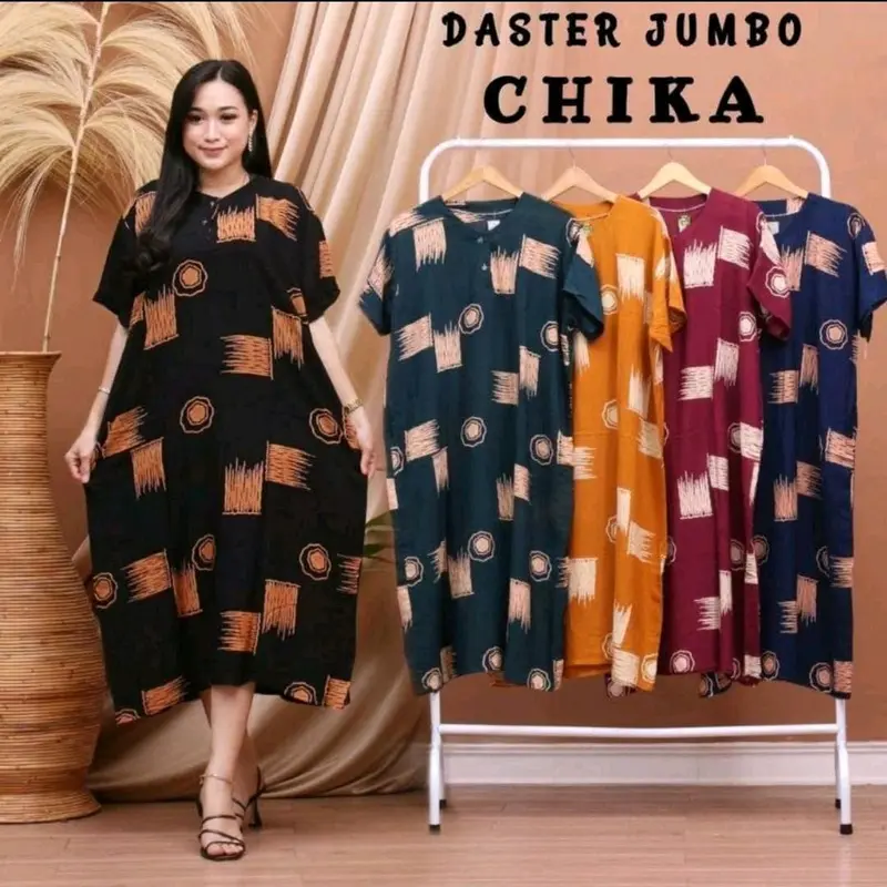 Daster Jumbo Layang Terlaris LD 120 PB 115 Muat BB 70 kg Busui Friendly - Wanita Bumil 3