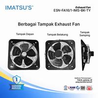 Gambar IMATSU'S Exhaust Fan 16 Inch 220V Kipas Hexos Hisap Tembok Besi Ventilasi Rumah Gudang Pabrik dari CKE Fan Official Kota Administrasi Jakarta Barat 4 Tokopedia