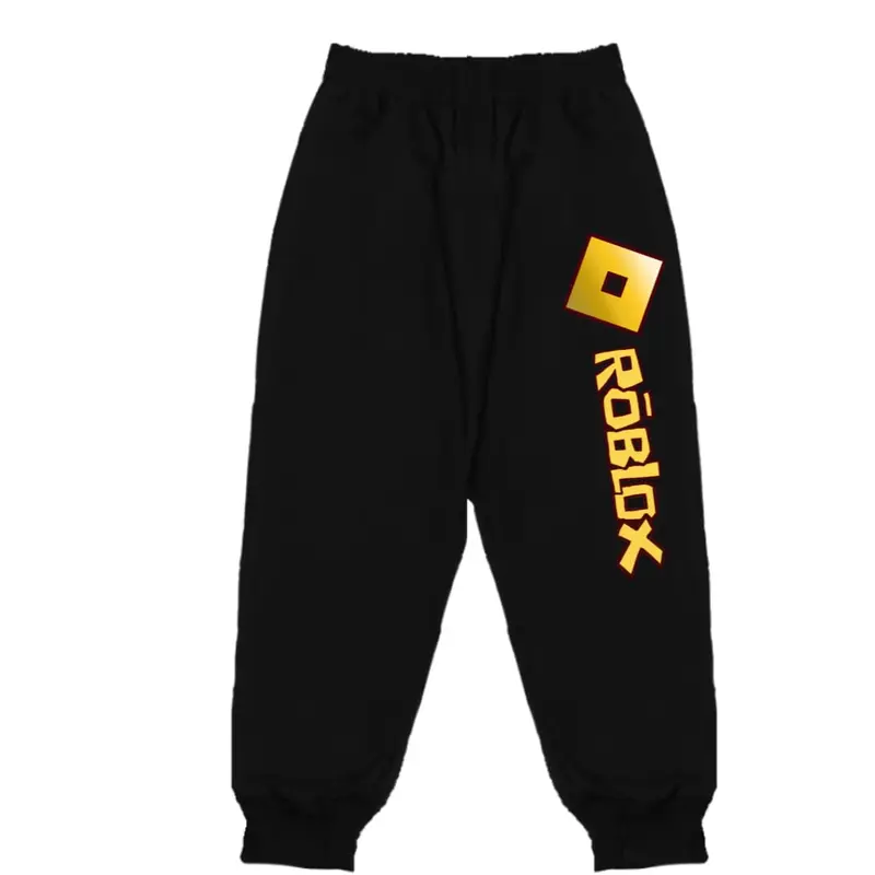 Celana Joger Panjang Anak Laki Laki Perempuan Usia 3-13 Tahun Motif Gambar Logo Roblox kolor 0