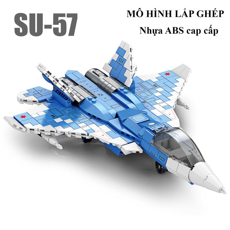 Đồ chơi lắp ghép máy bay chiến đấu cơ SU 35 cao cấp