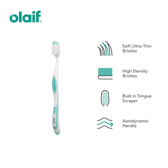 Olaif Pro Clean Toothbrush (Soft / Medium) - Sikat Gigi / Gosok Gigi 2