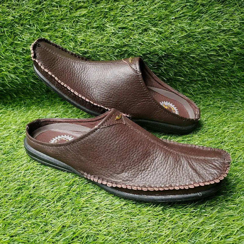 SEPATU SANDAL BUSTONG KULIT PRIA DR. IAM 261 TAN ( PRODUKSI SENDIRI ) 6
