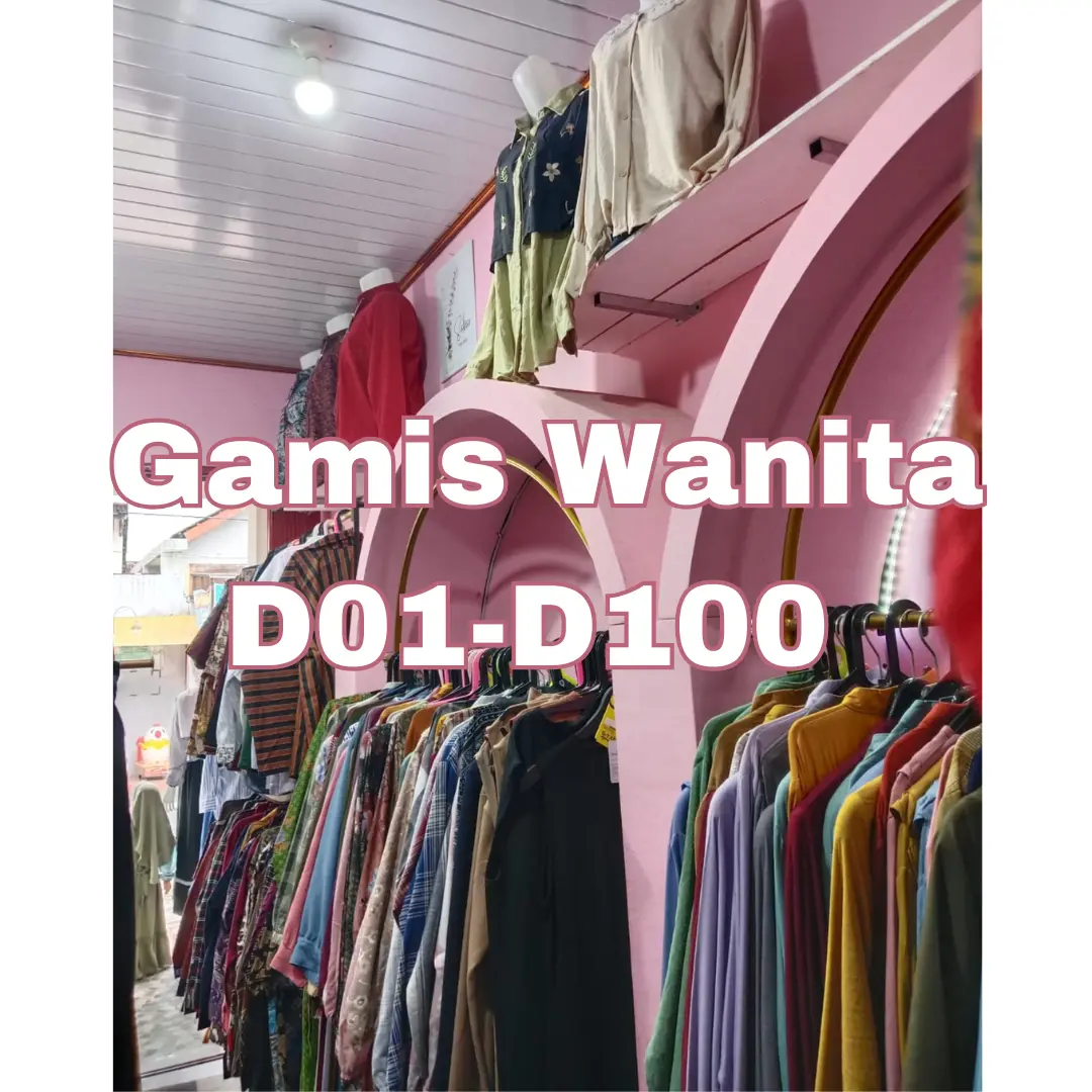Gamis Wanita & Midi Dress All Size (D01-D100) by Fafa Collection