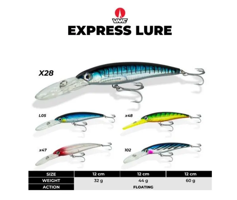 Umpan Pancing Lure Express 32Gr 44Gr 60Gr Action Floating Bahan resin 0